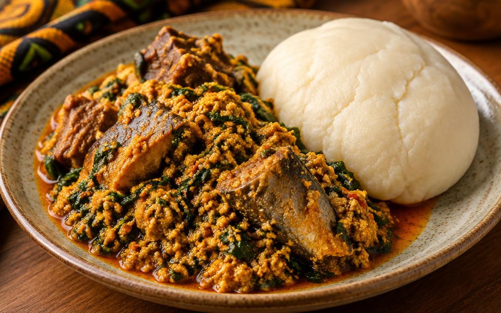 Egusi & Pounded Yam